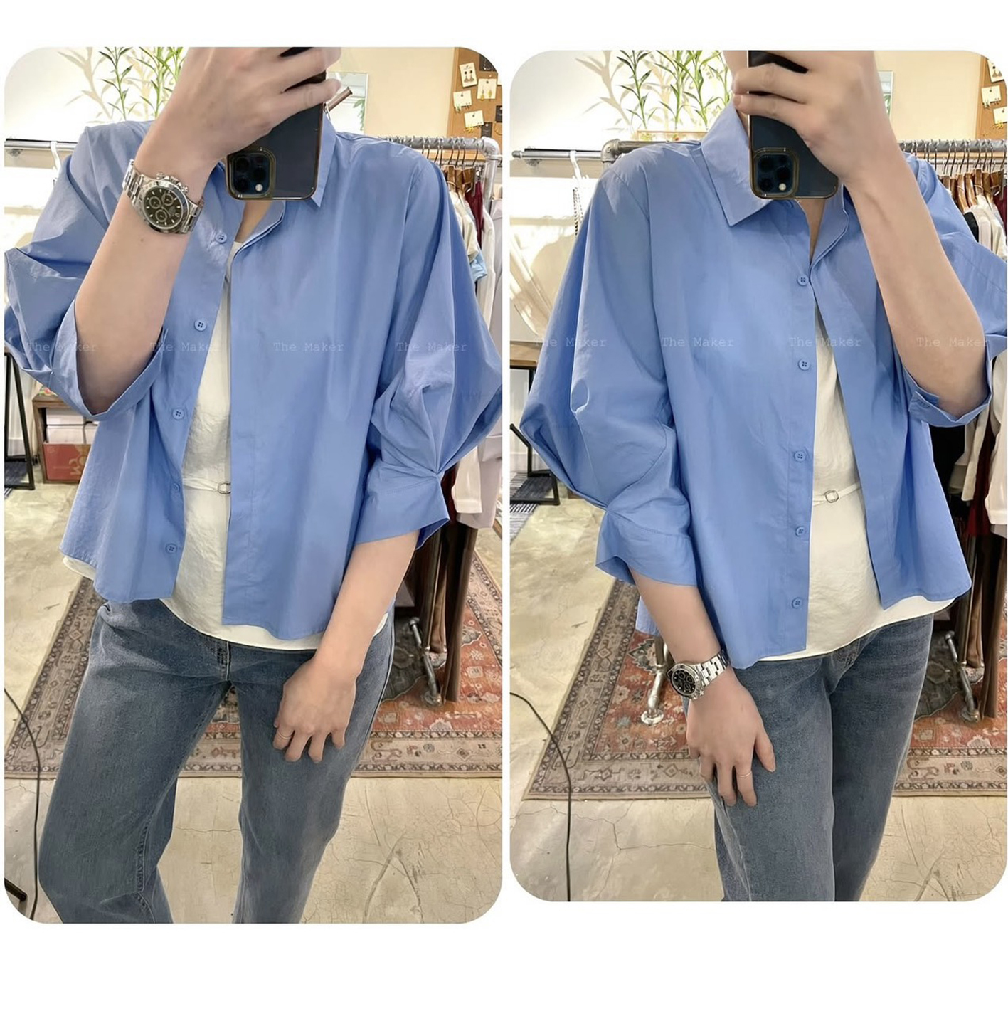 🎯 立體泡泡袖恤衫 🎯