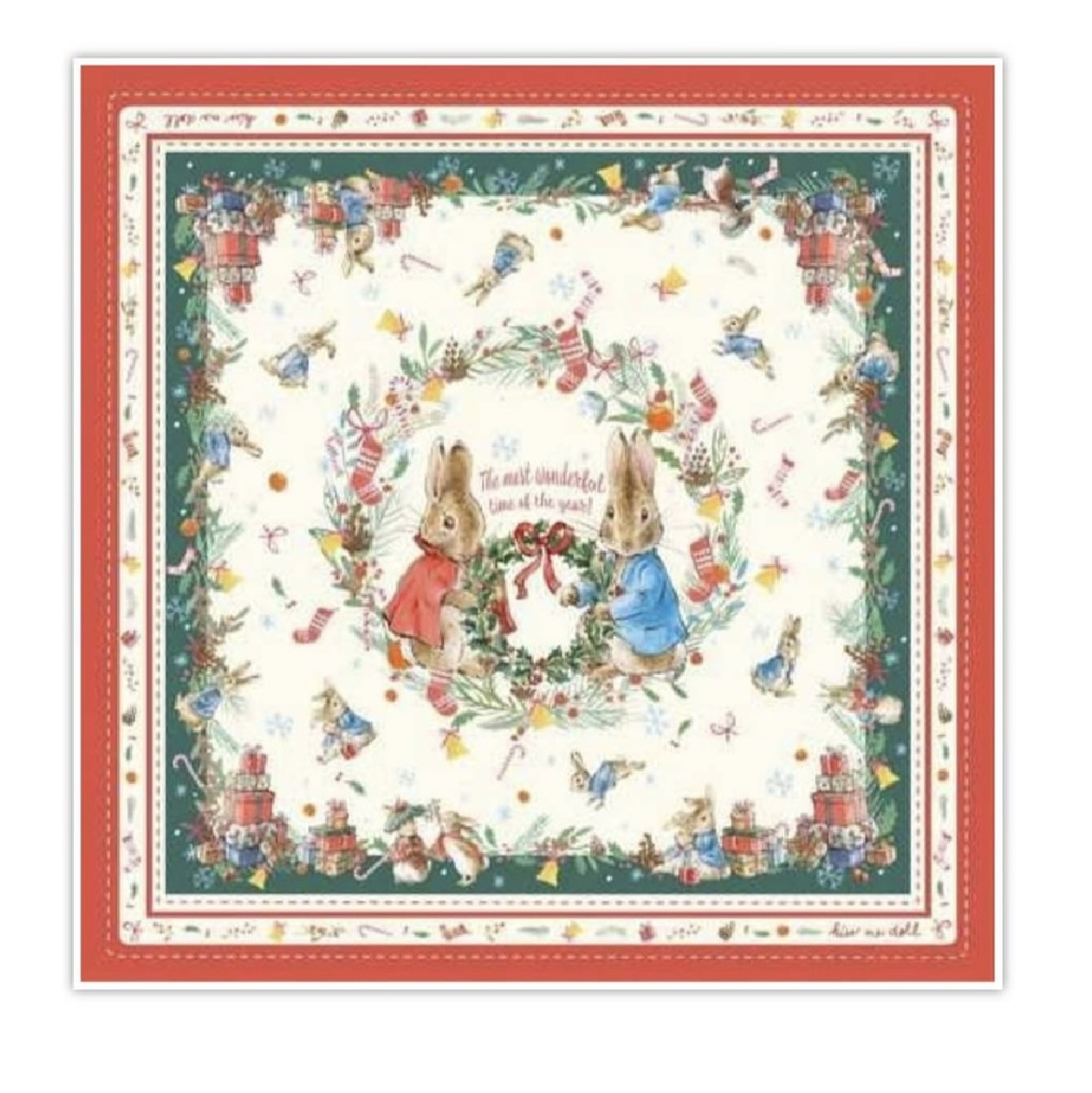 KISS ME DOLL - 真絲絲巾 ( PETER RABBIT )