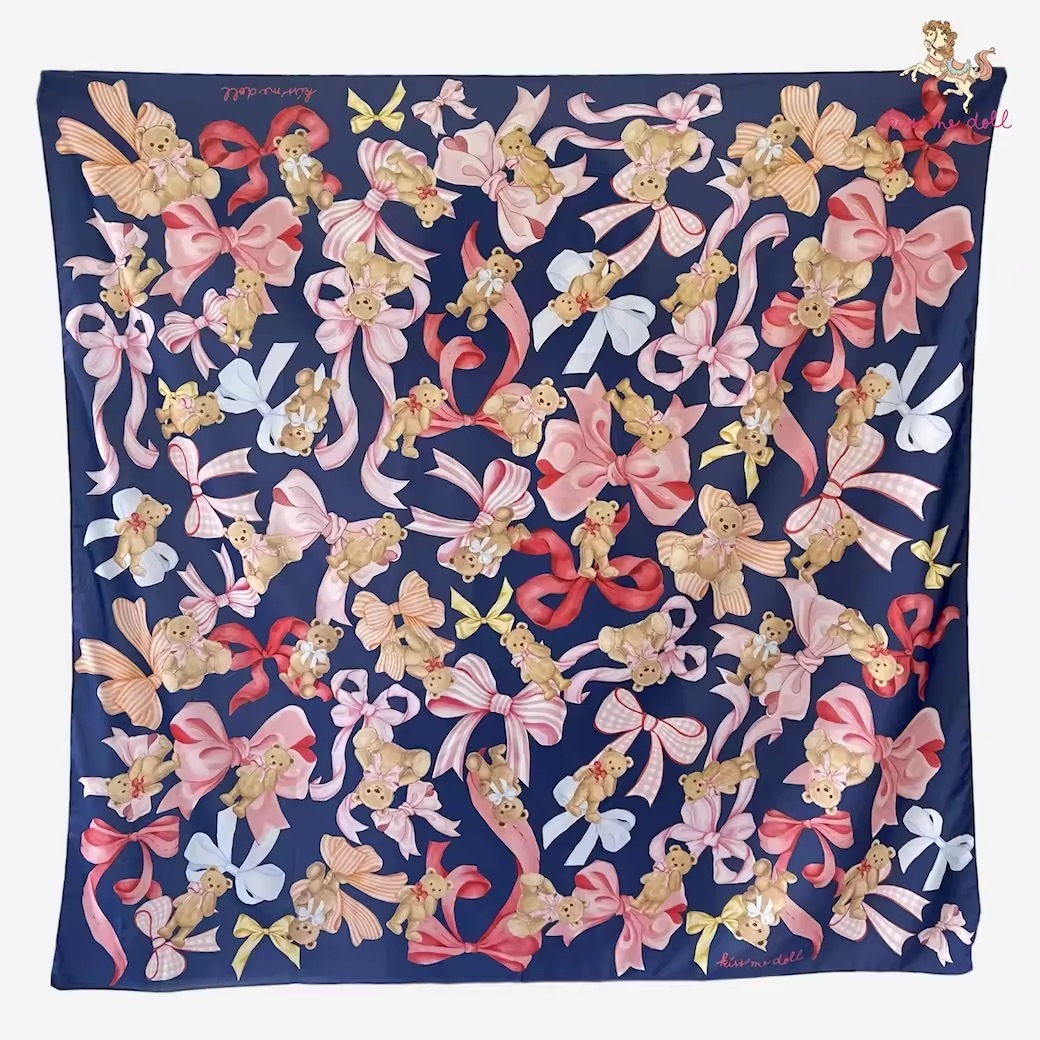 KISS ME DOLL - 真絲絲巾 ( CLASSIC SARAH)
