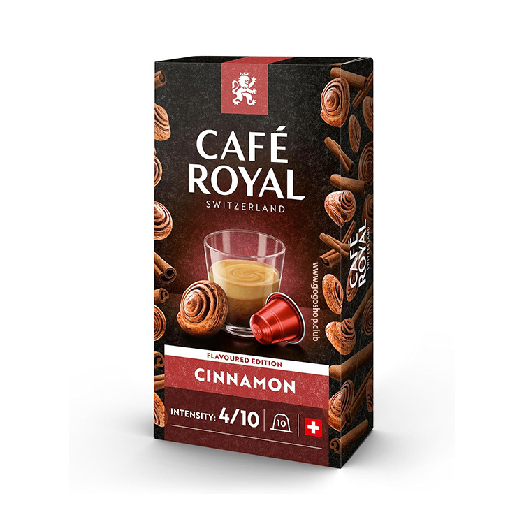 Café Royal Cinnamon 玉桂餅風味咖啡膠囊 (10粒裝) - 兼容 Nespresso