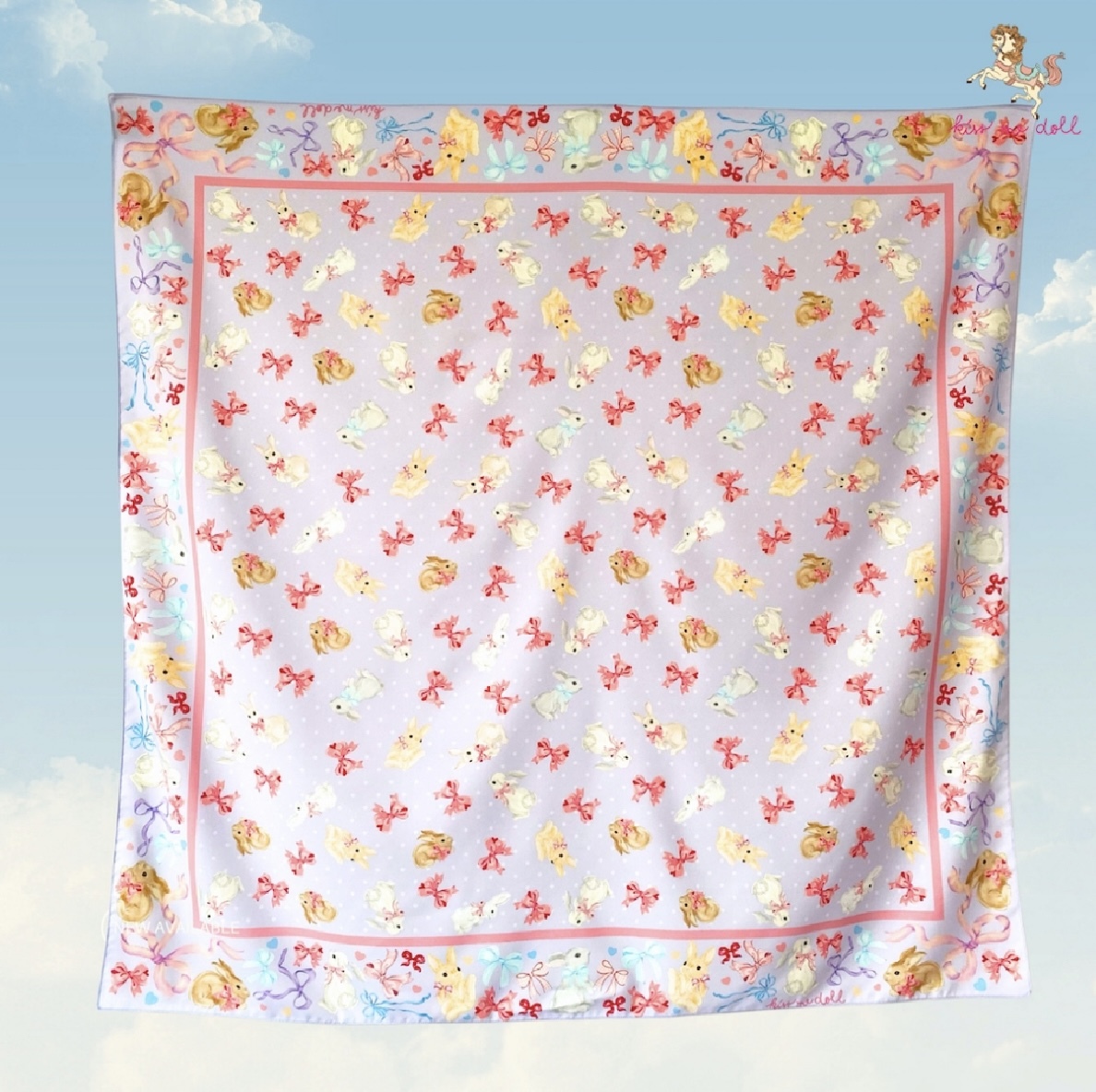 KISS ME DOLL - 真絲絲巾 (CLASSIC )