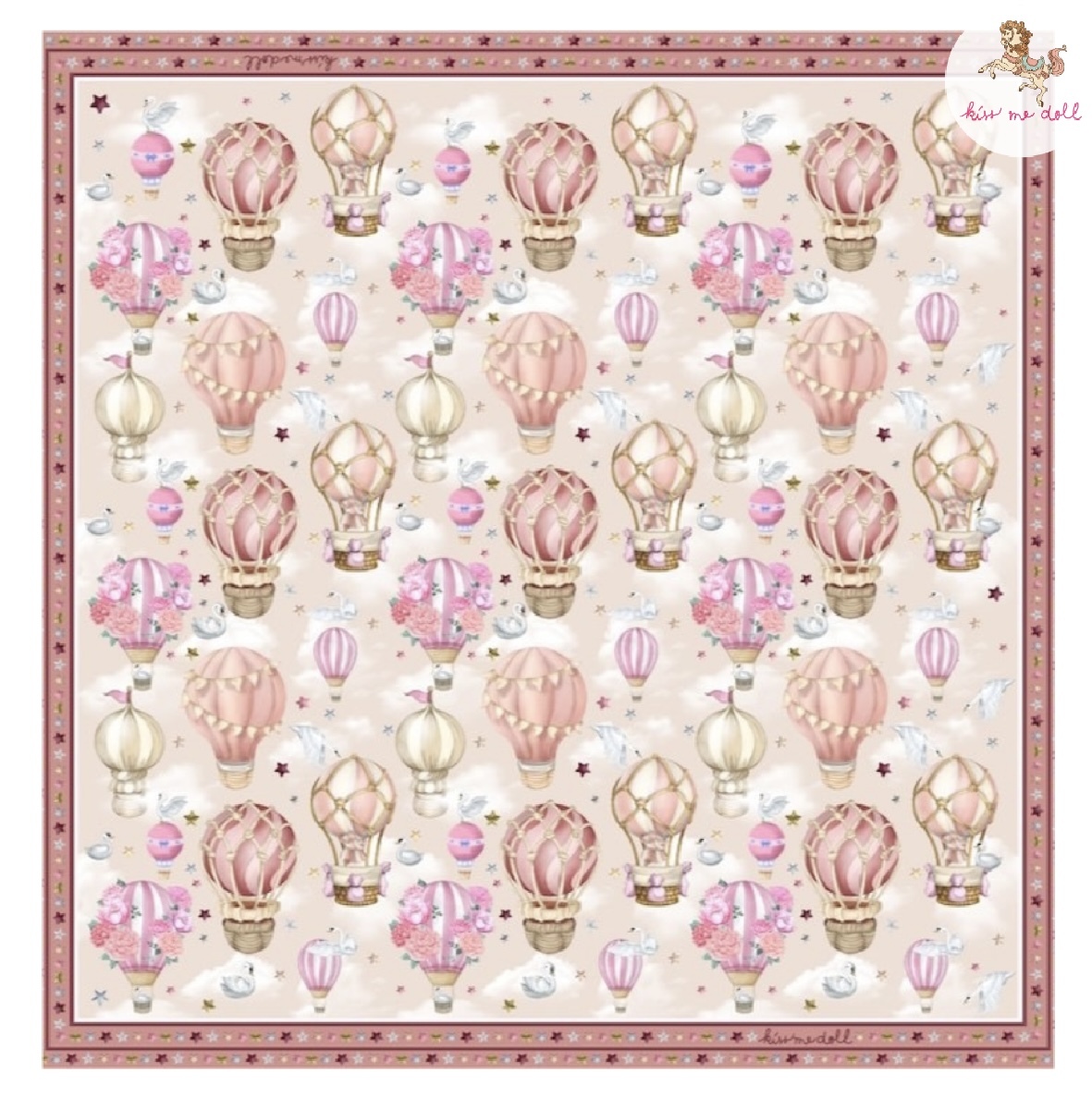 KISS ME DOLL - 真絲絲巾 ( CLASSIC)