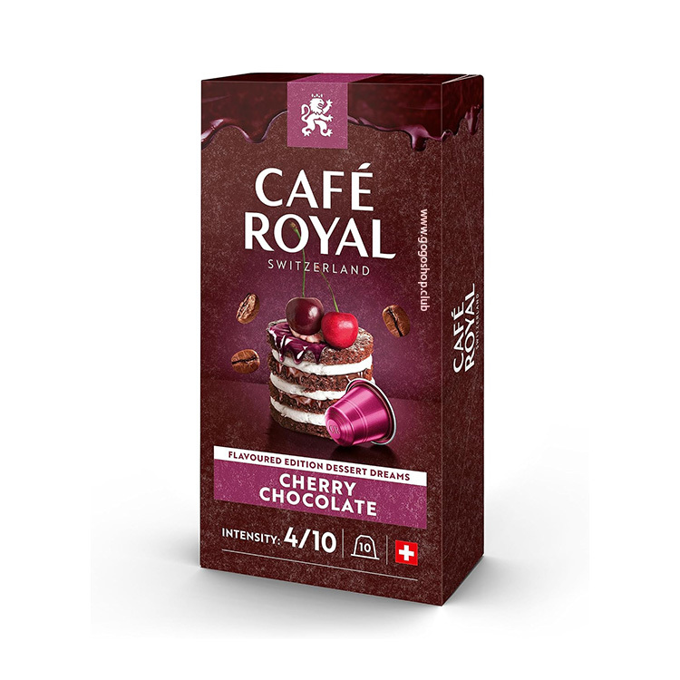 Café Royal Cherry Chocolate 櫻桃朱古力風味咖啡膠囊 (10粒裝) - 兼容 Nespresso