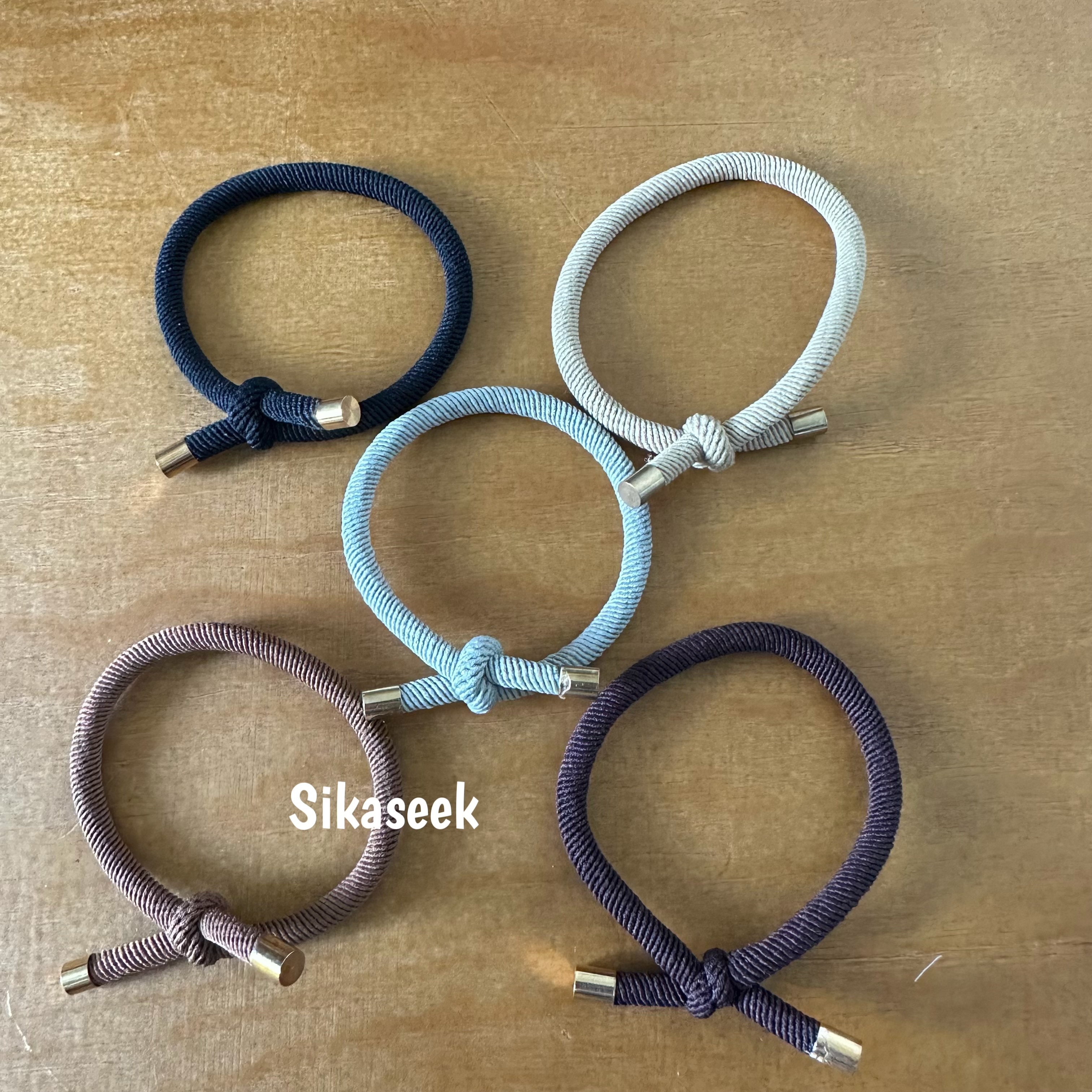 韓式加粗橡筋圈 (5條 )