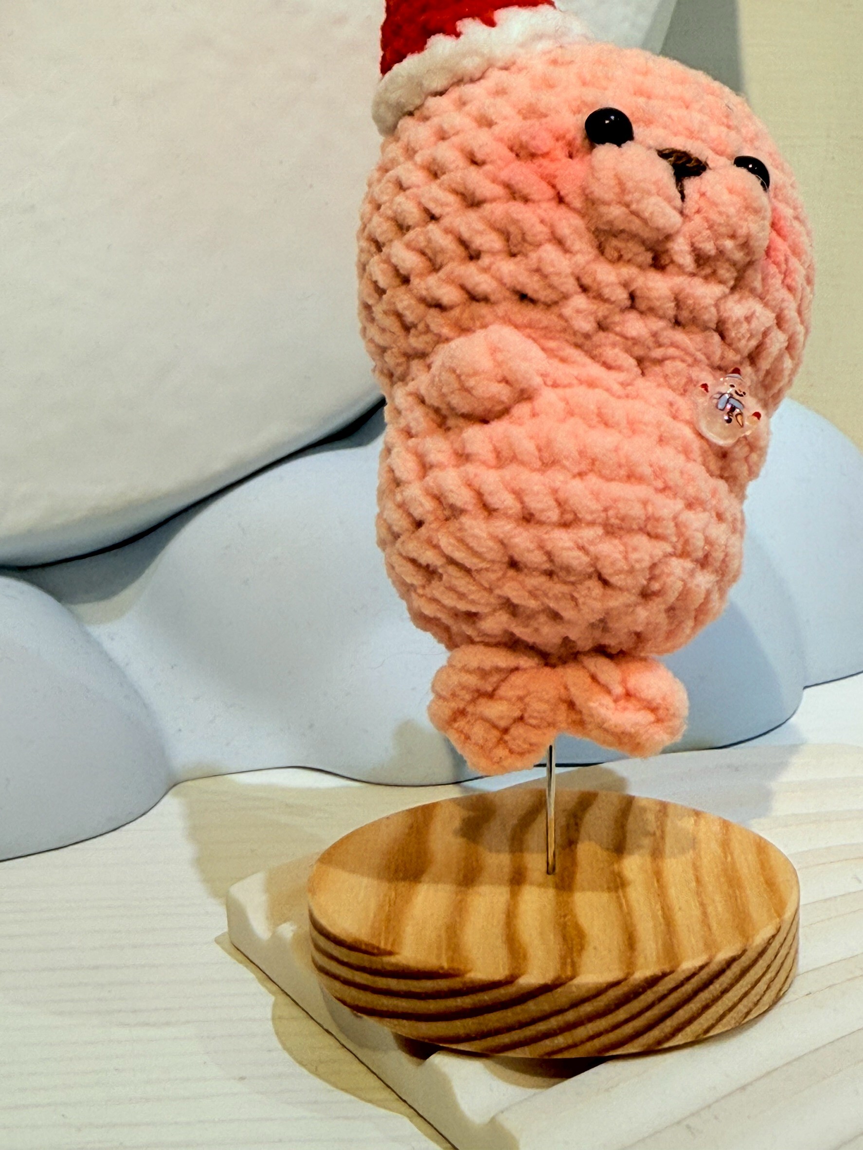 『單針』公仔針針小底座『直徑5cm』