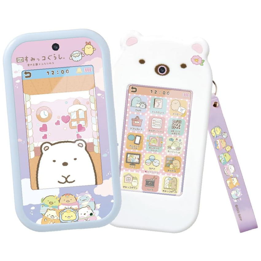 日本 2025 新版 Takara Tomy 角落生物空の王国 Tamagotchi 他媽哥池智能手機