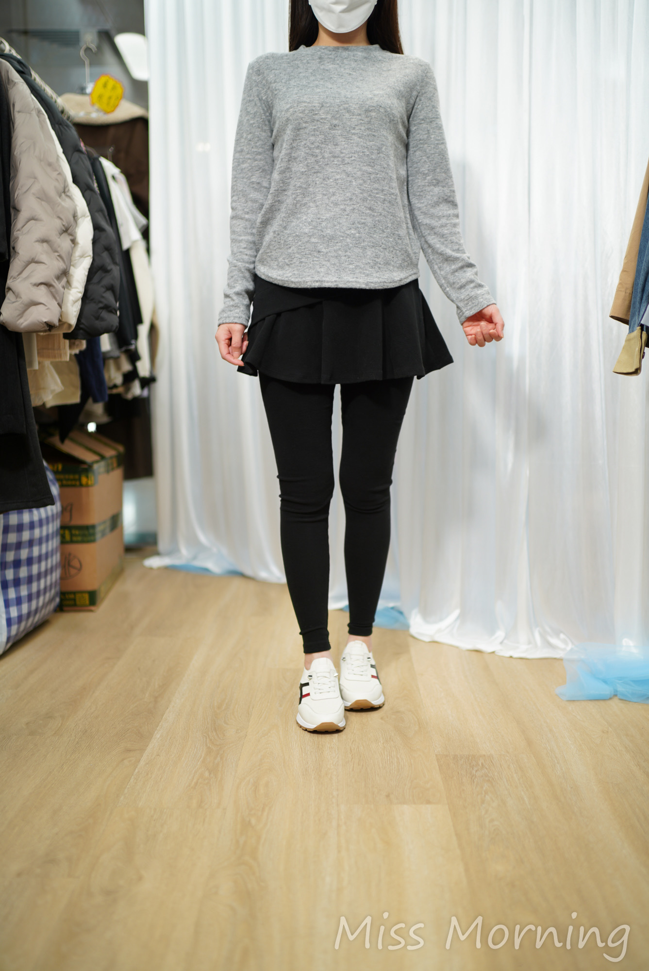 淨色毛面衫(14924)