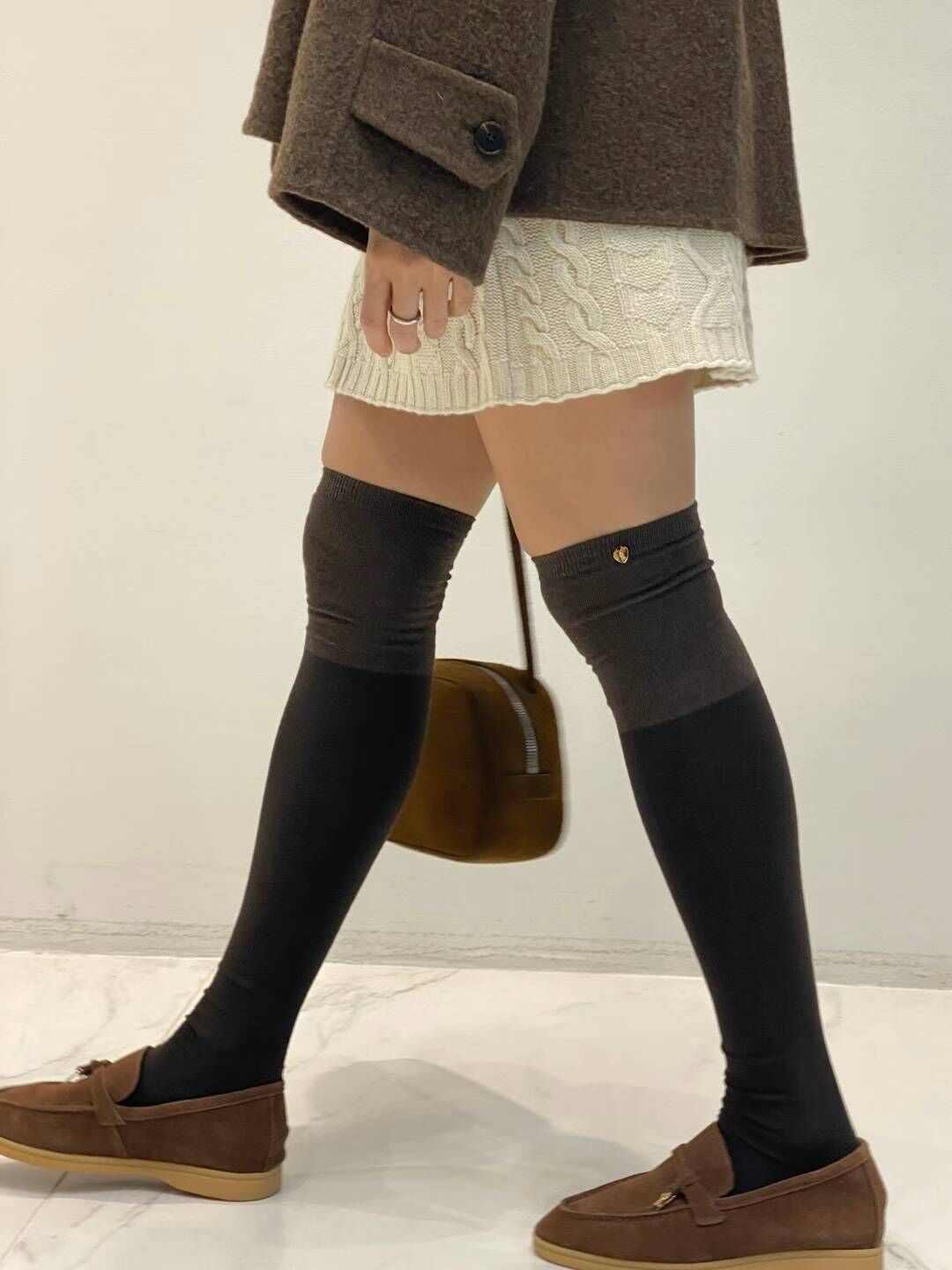 RB5211 雙色無紋長襪 (任選2對$98 優惠碼不適用)