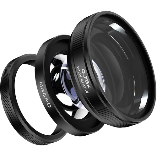 FREEWELL Fuji X100VI/X100V 2-in-1 Macro Wide Angle Lens (Black)