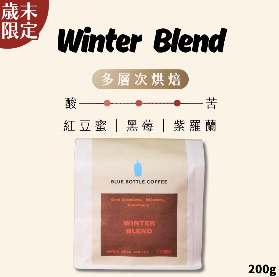 【24H出貨】𝗕𝗹𝘂𝗲 𝗕𝗼𝘁𝘁𝗹𝗲 2205Winter Blend 冬季限定配方