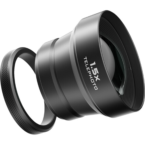FREEWELL Fuji X100VI/X100V 1.5x Telephoto Lens (Black)