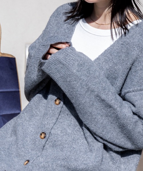 日本 The Craft Crew Products V-Neck Knit Cardigan [CCPcd872]