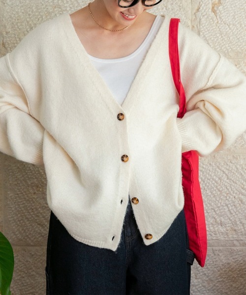 日本 The Craft Crew Products V-Neck Knit Cardigan [CCPcd872]