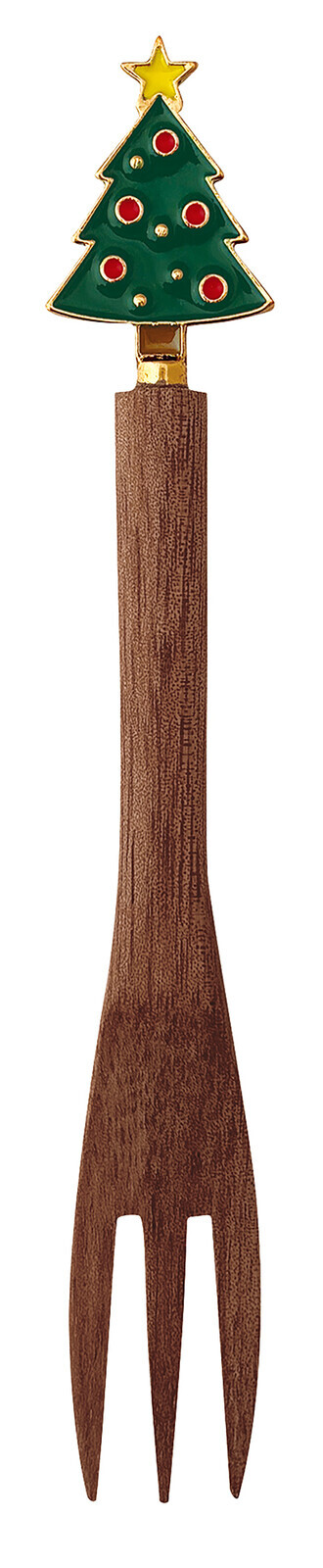 日式聖誕木製餐叉 (非日本製)