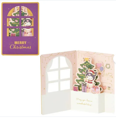 日本SANRIO立體聖誕卡 (非日本製)