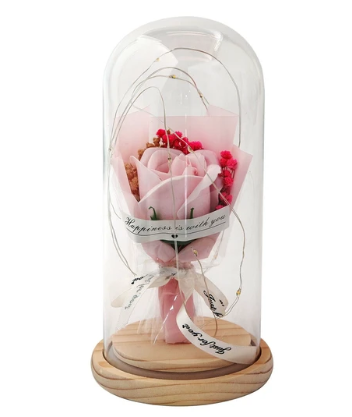 日式燈光花卉擺設 (非日本製)