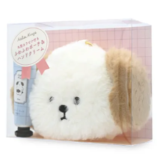 日本蓬鬆小動物收納袋護手霜套裝 (非日本製)