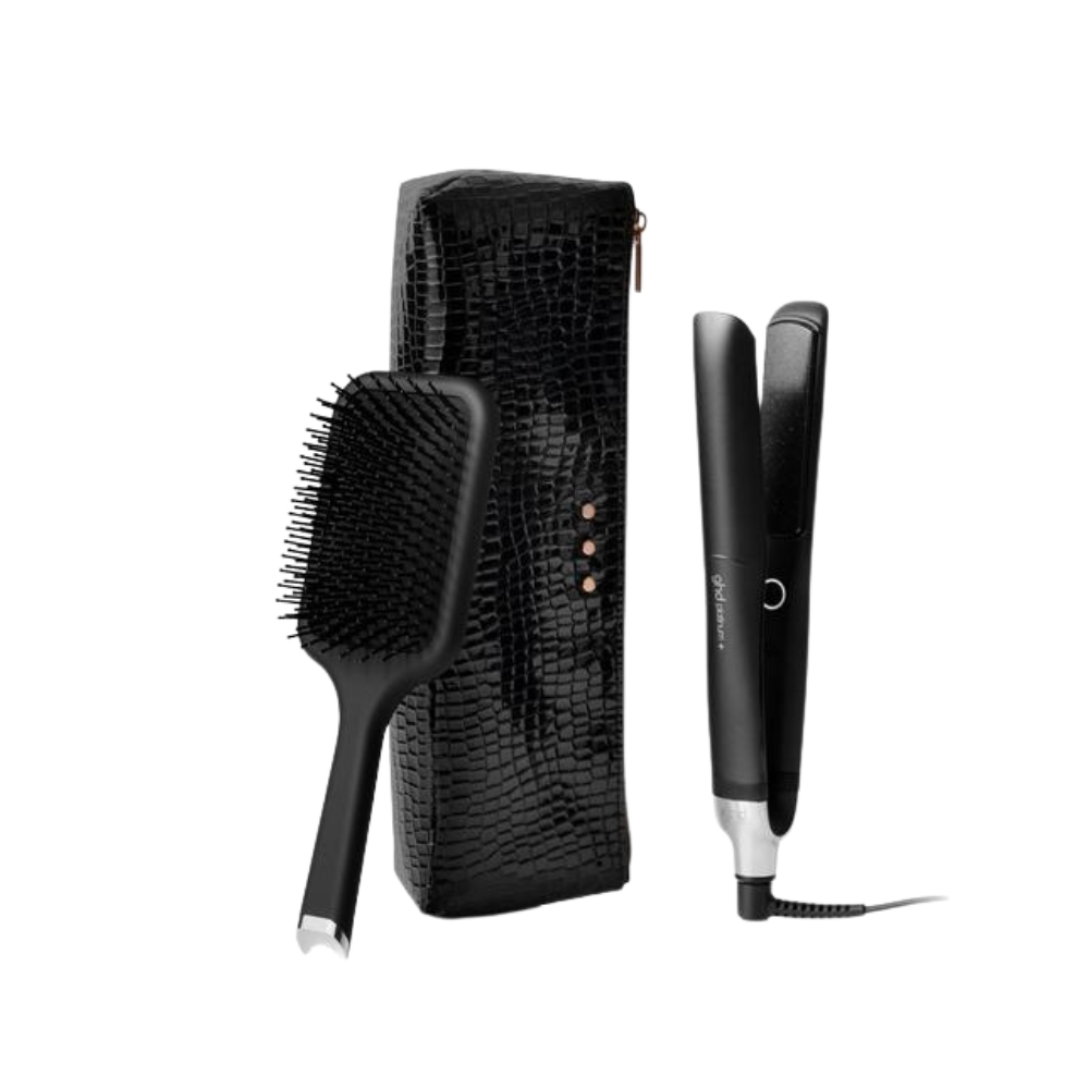 GHD platinum+™ 專業智能造型夾節日禮物套裝 – 黑色
