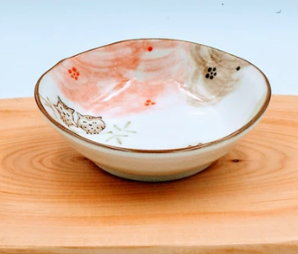 日本美濃燒親心福来郎瓦碗10CM (日本製)