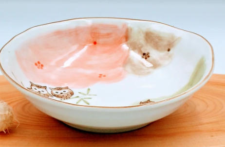 日本美濃燒親心福来郎瓦碗17CM (日本製)