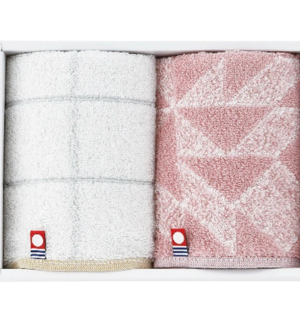 日本今治簡易毛巾禮盒套裝(方巾2枚) (日本製)