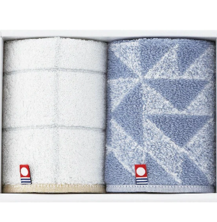 日本今治簡易毛巾禮盒套裝(方巾2枚) (日本製)