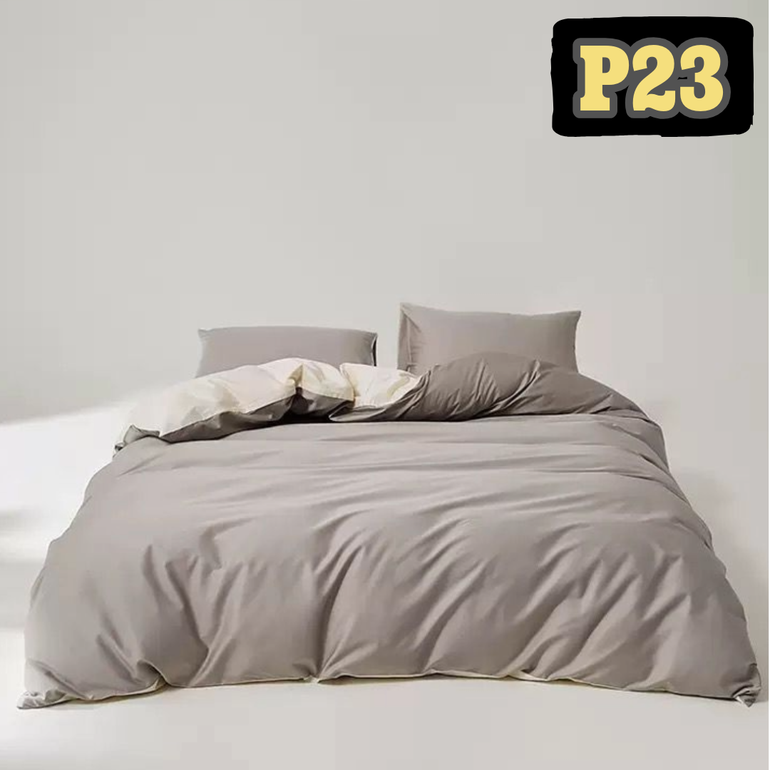 極簡主義純色加厚床品4件套裝 P23