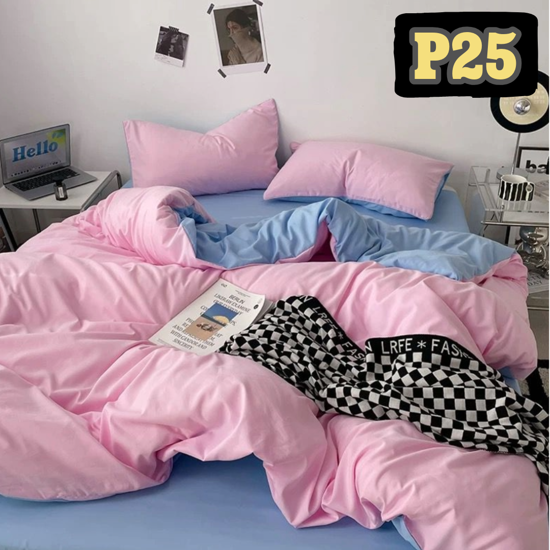極簡主義純色加厚床品4件套裝 P25