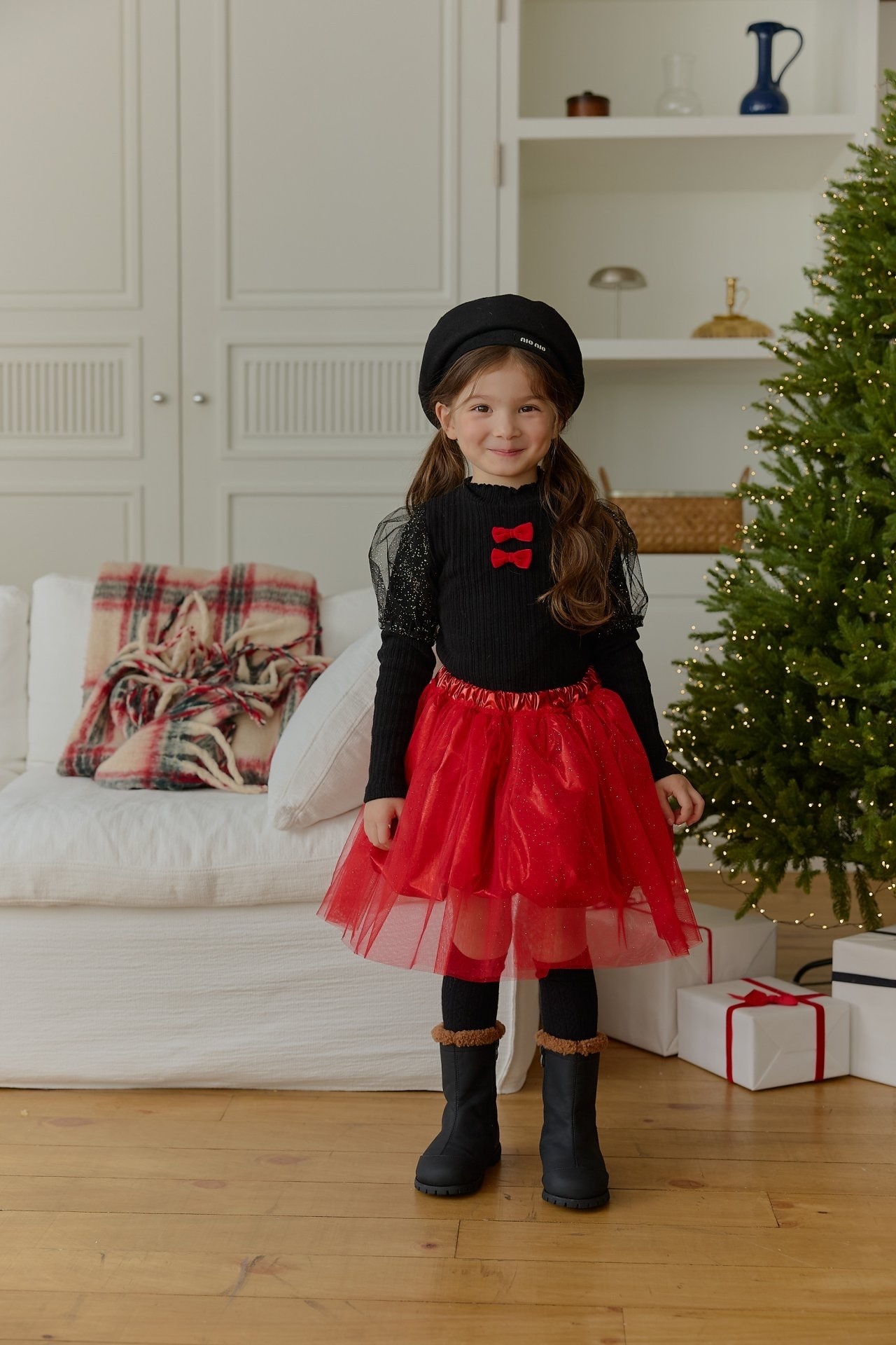 Sera Rachel Puff Turtleneck Tee