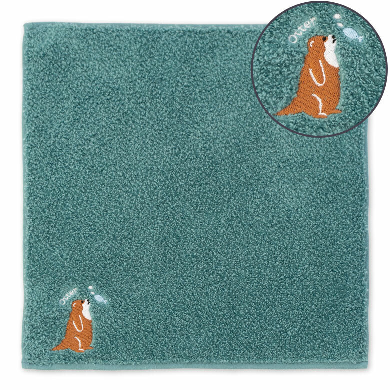 日本今治xZooto動物系列小方巾25x25 (日本製)