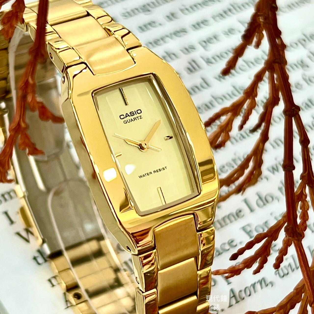 【CASIO 卡西歐】復古長形酒桶女錶LTP-1165N-9C  21mm 現代鐘錶