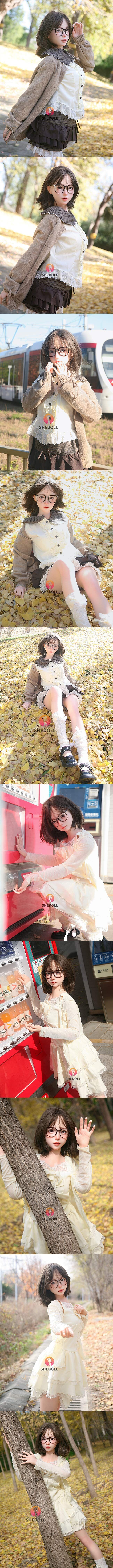 SHEDOLL 全矽膠 152cm A胸 洛伊 silicone sex doll with skin texture