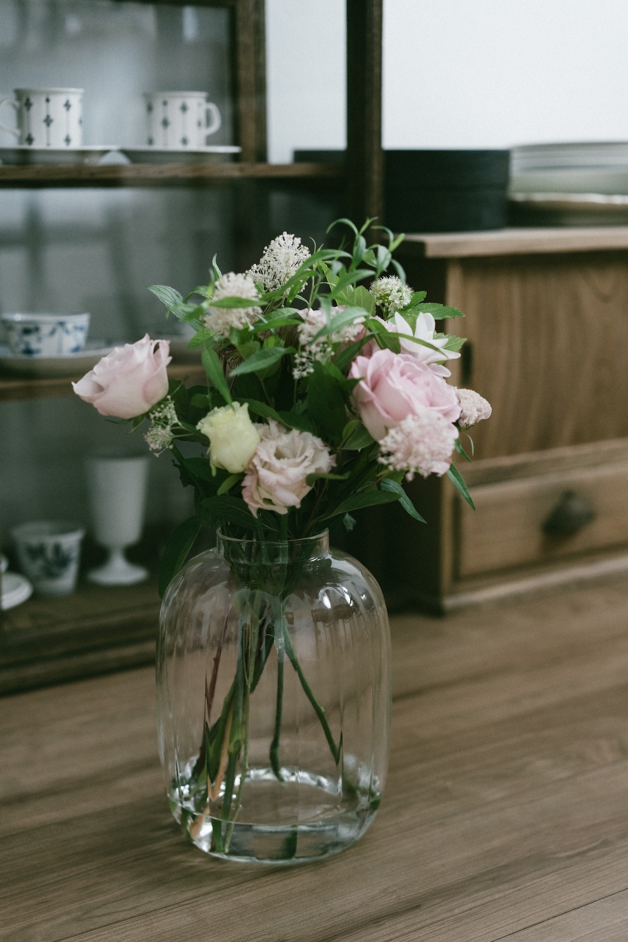 志成販売春夏新作清透玻璃圓潤花器