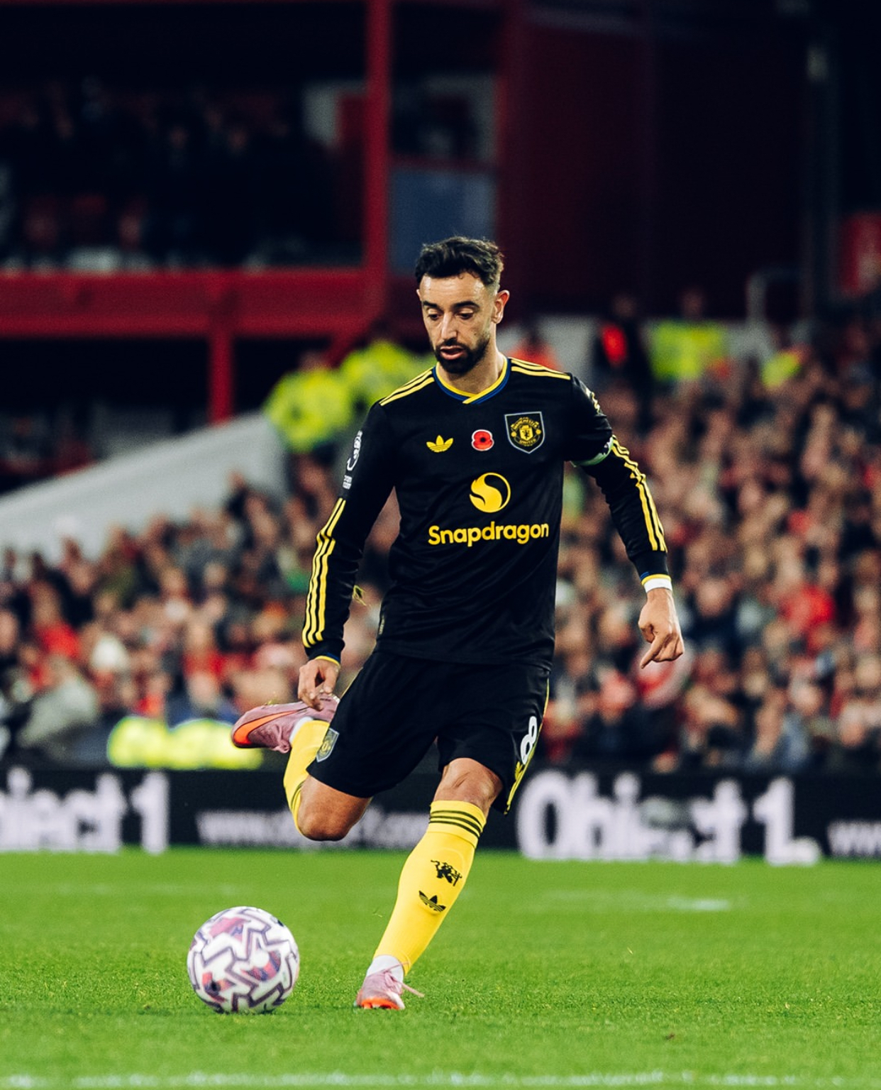 2025 Manchester United LS Third Shirt with EPL Nameset