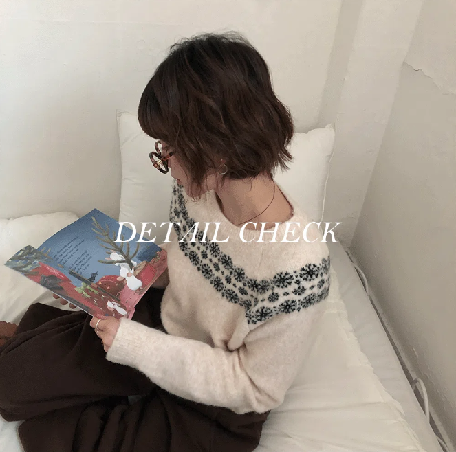 秋冬預訂｜Rod Jacquard 北歐柔軟羊毛針織衫