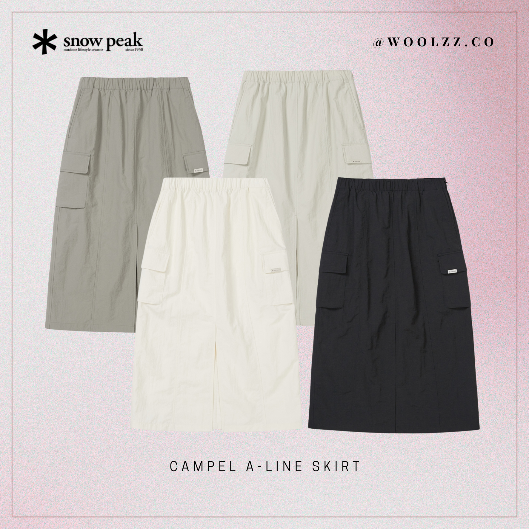 Snow Peak Work Campel A 字裙 S25SWC-SK11