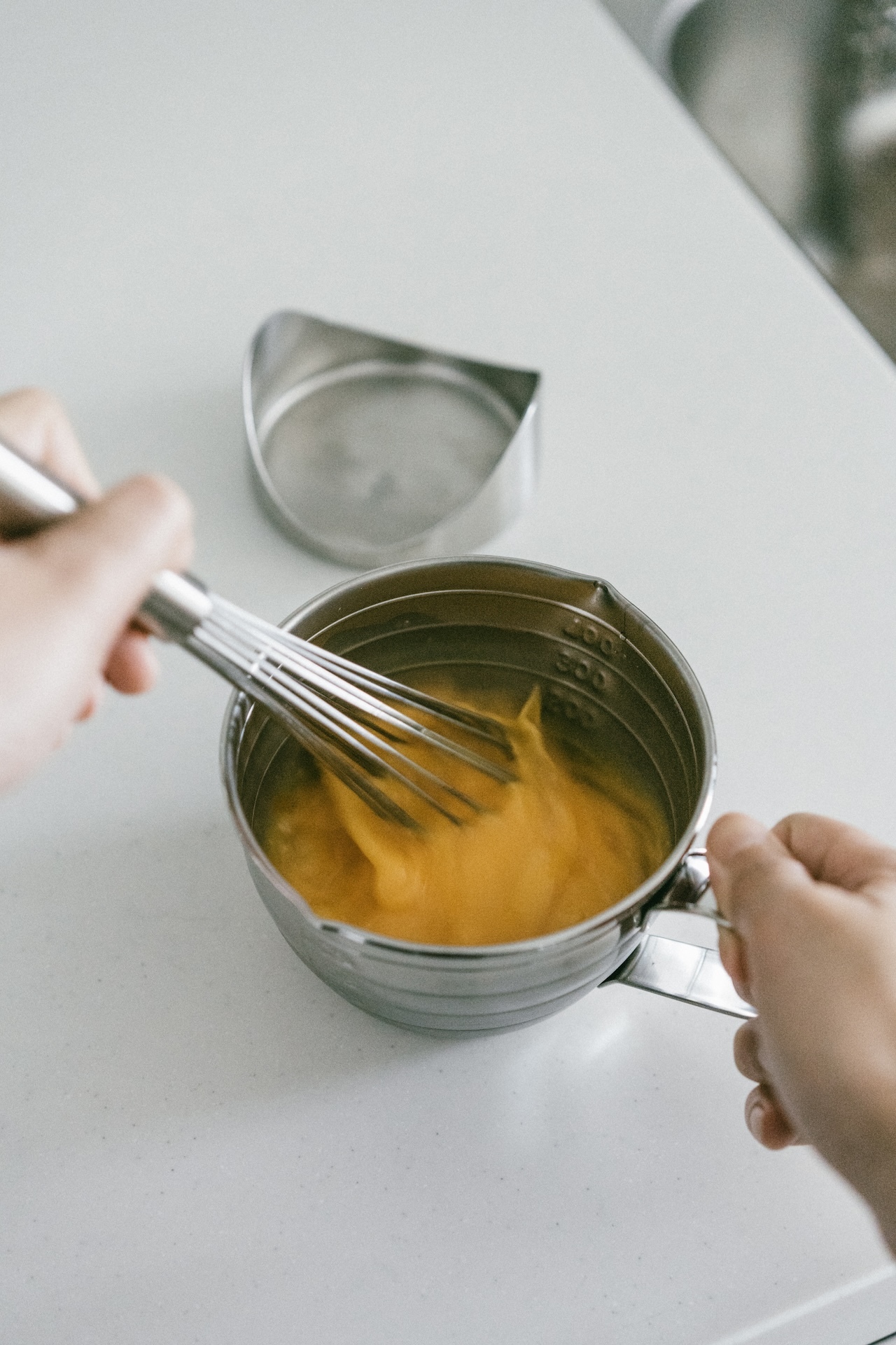 吉川金屬YOSHIKAWA日本製雙出水口不鏽鋼超直觀內外刻度量杯