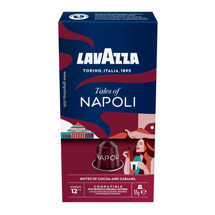 LAVAZZA  NAPOLI 意式咖啡膠囊 (10 粒裝)  - 兼容 Nespresso