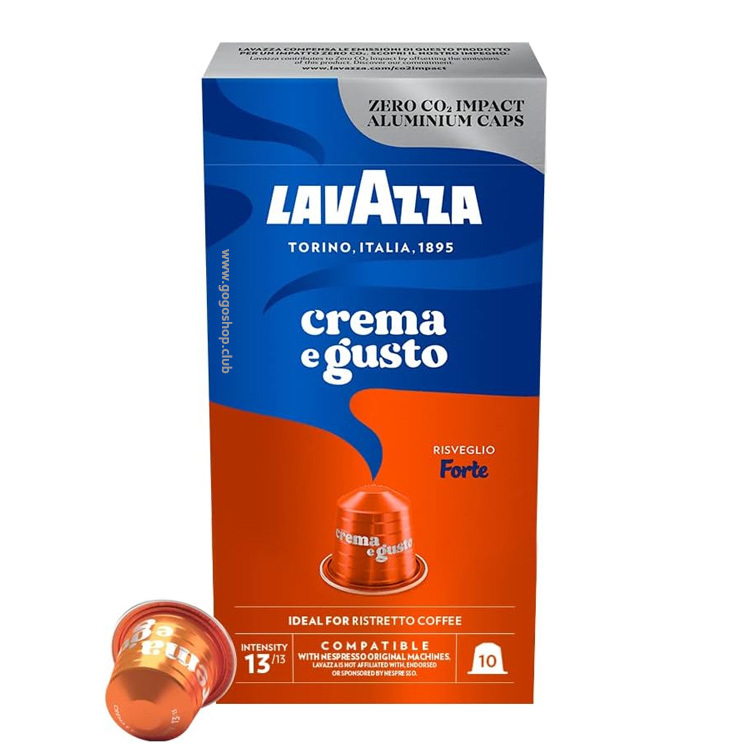 LAVAZZA  Crema egusto Forte 意式咖啡膠囊 (10 粒裝)  - 兼容 Nespresso