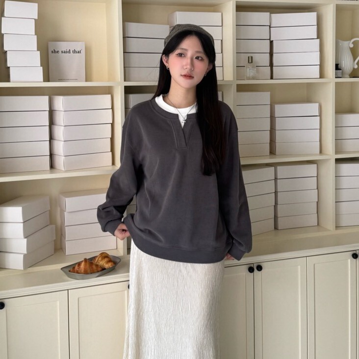 小©拼接假兩件大學踢