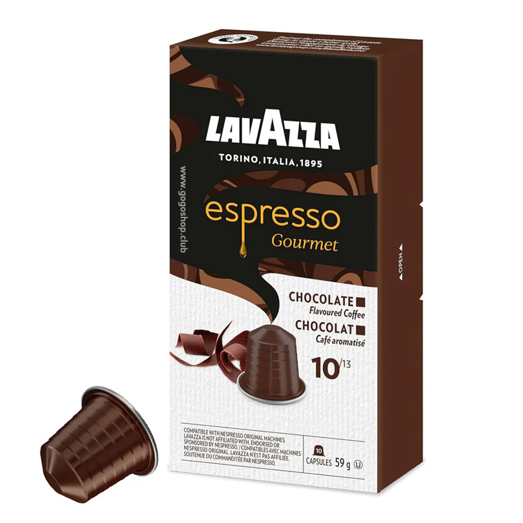 LAVAZZA  朱古力風味意式咖啡膠囊 (10 粒裝)  - 兼容 Nespresso