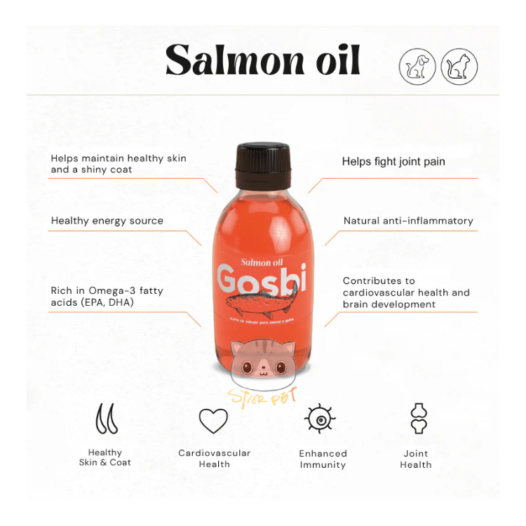 Gosbi 三文魚油 250ml (貓狗適用)