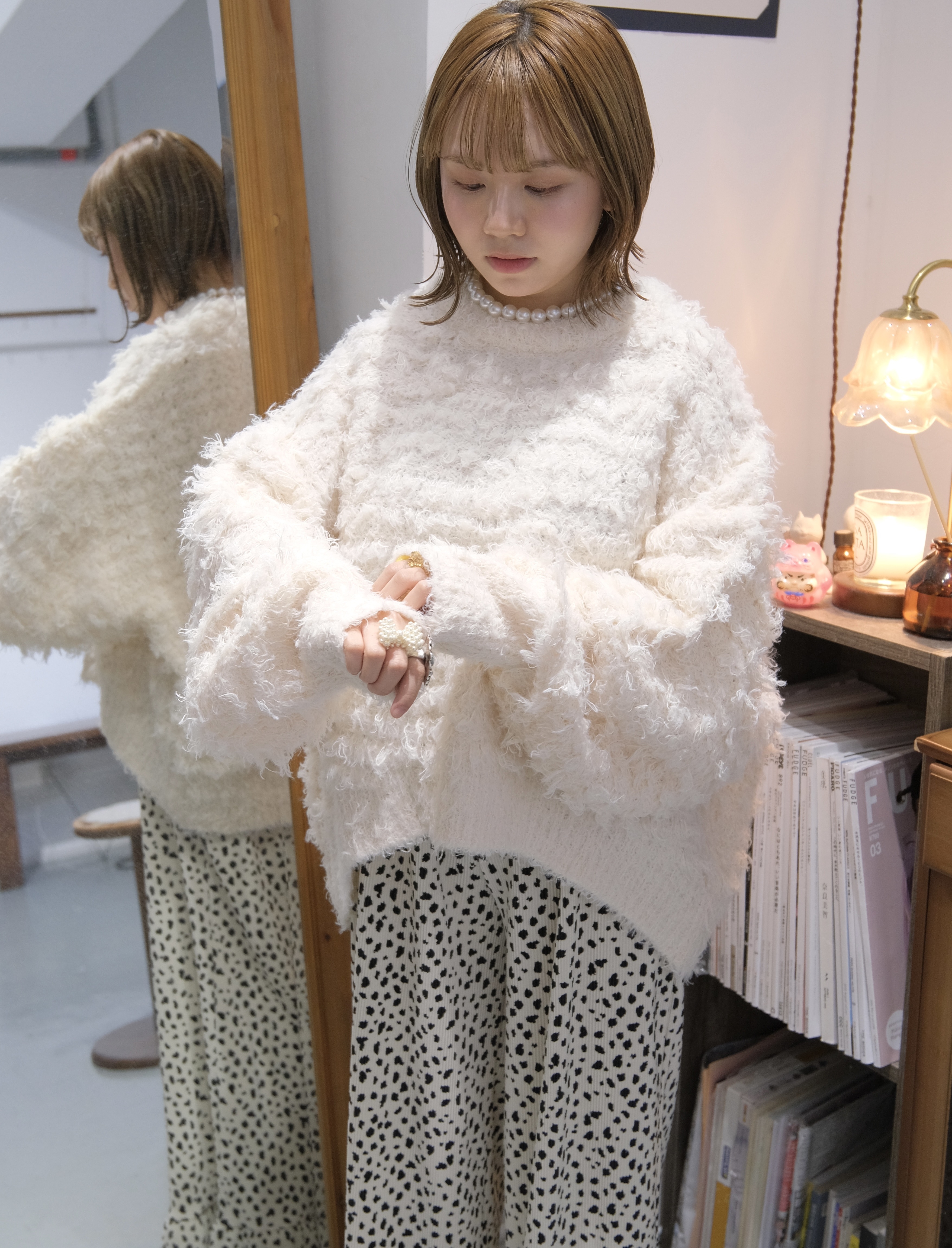 限量! 毛短板小寬鬆TOP