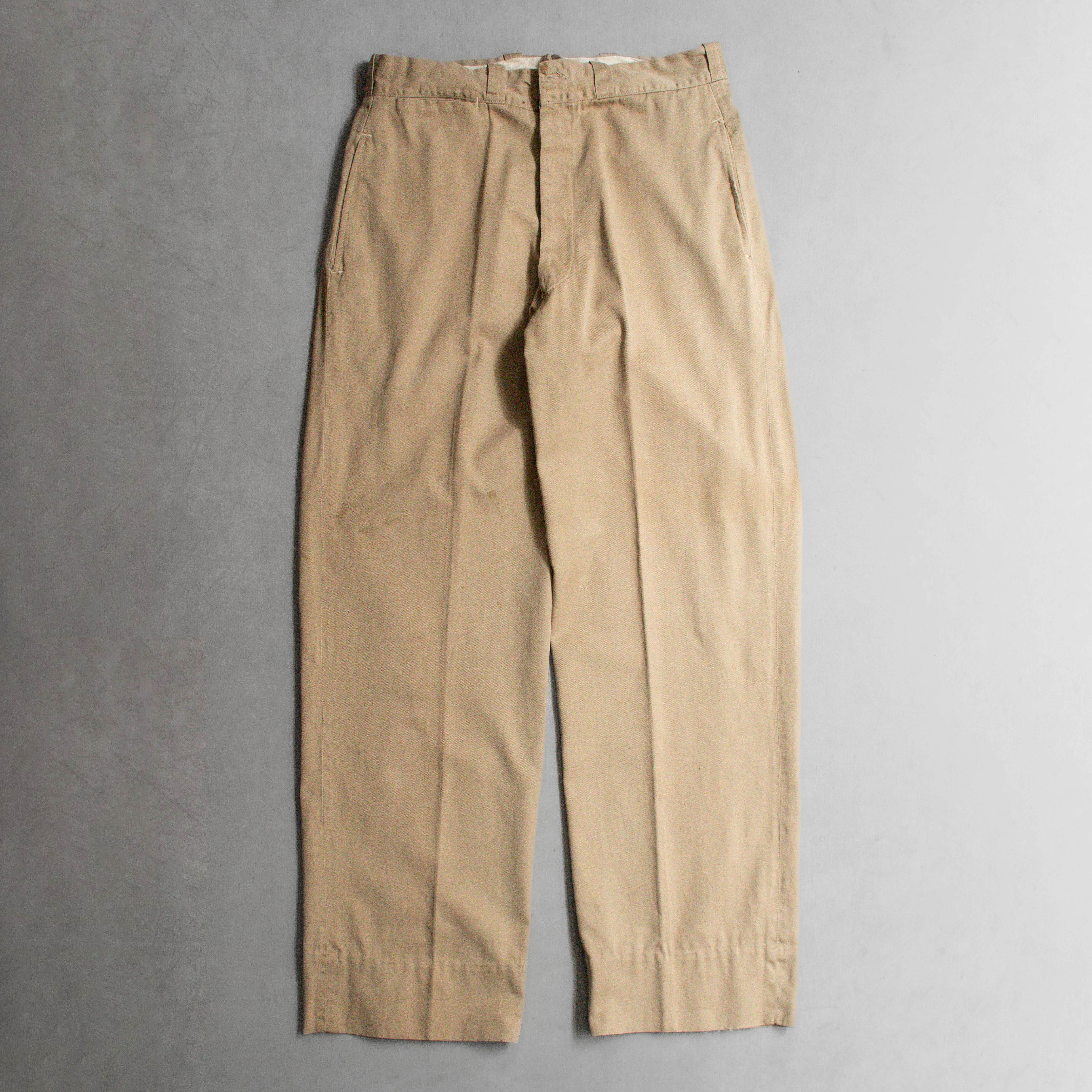 50S US ARMY CHINO PANTS 美軍 公發 長褲 直筒 卡其 長褲 A