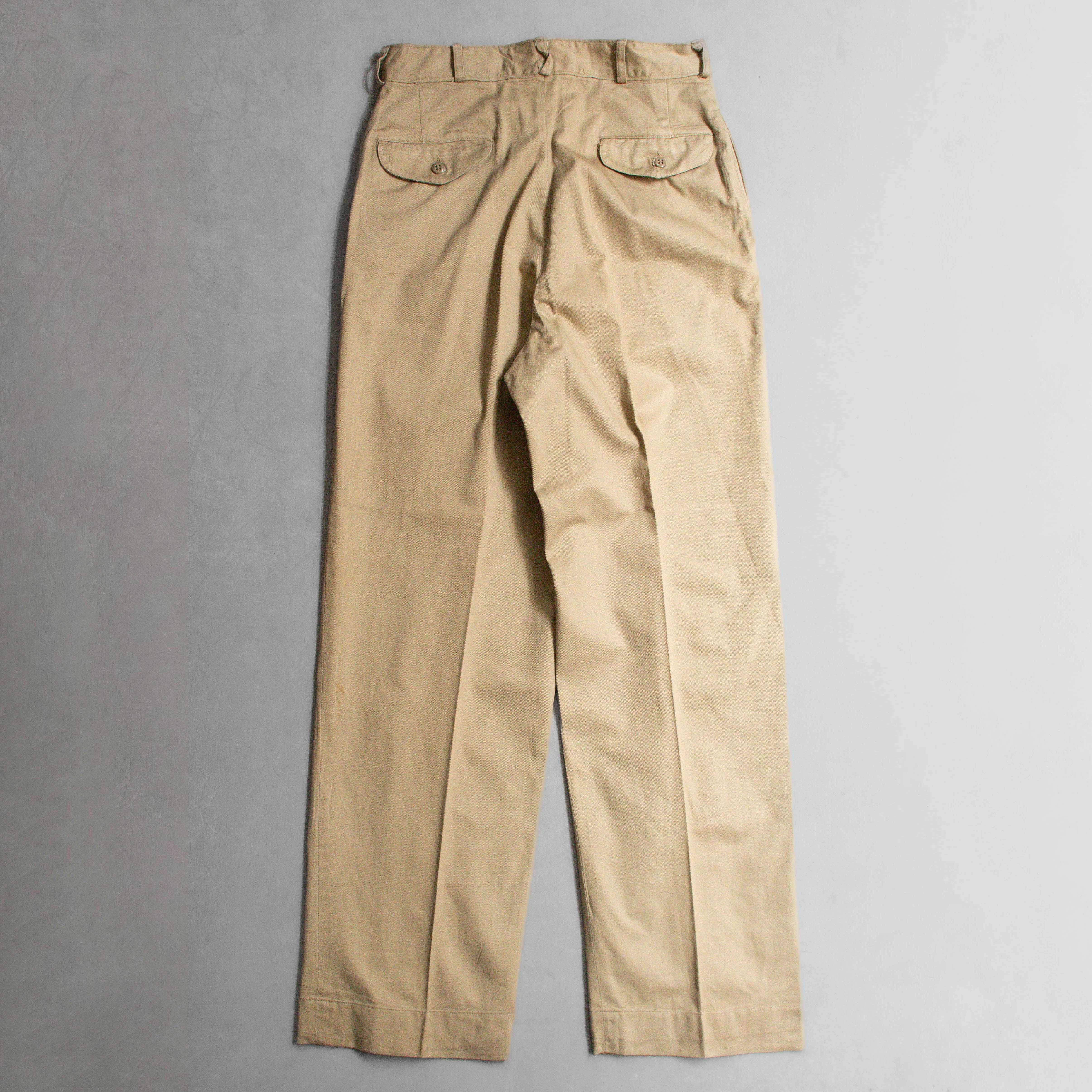 50S US ARMY CHINO PANTS 美軍 公發 長褲 直筒 卡其 長褲 D