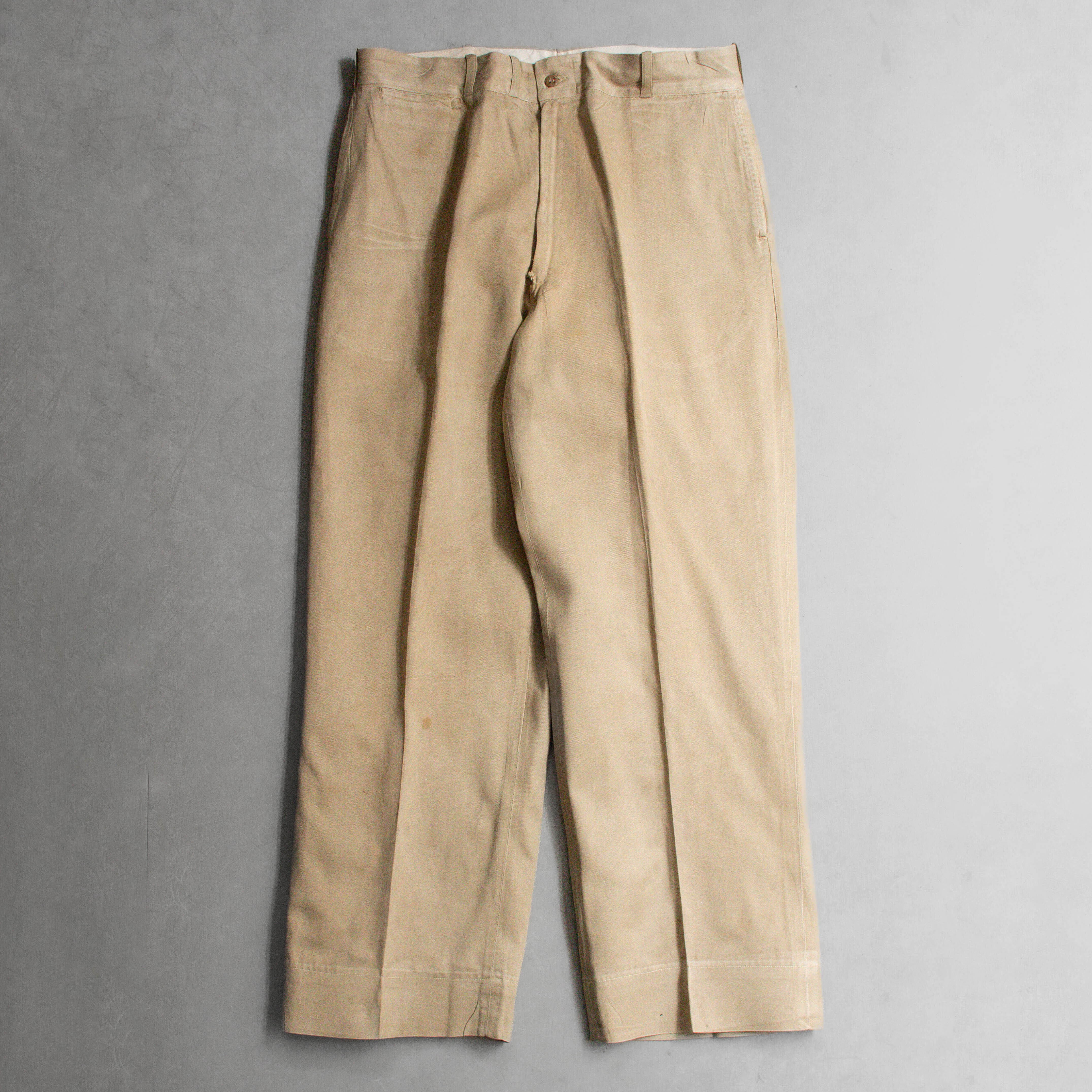 50S US ARMY CHINO PANTS 美軍 公發 長褲 直筒 卡其 長褲 E
