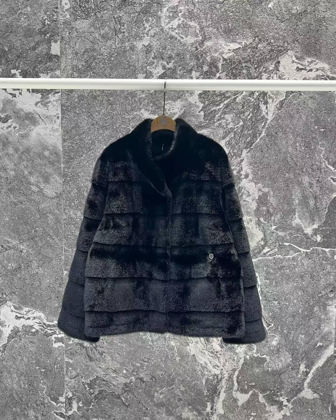 RB5245 水貂毛層層外套