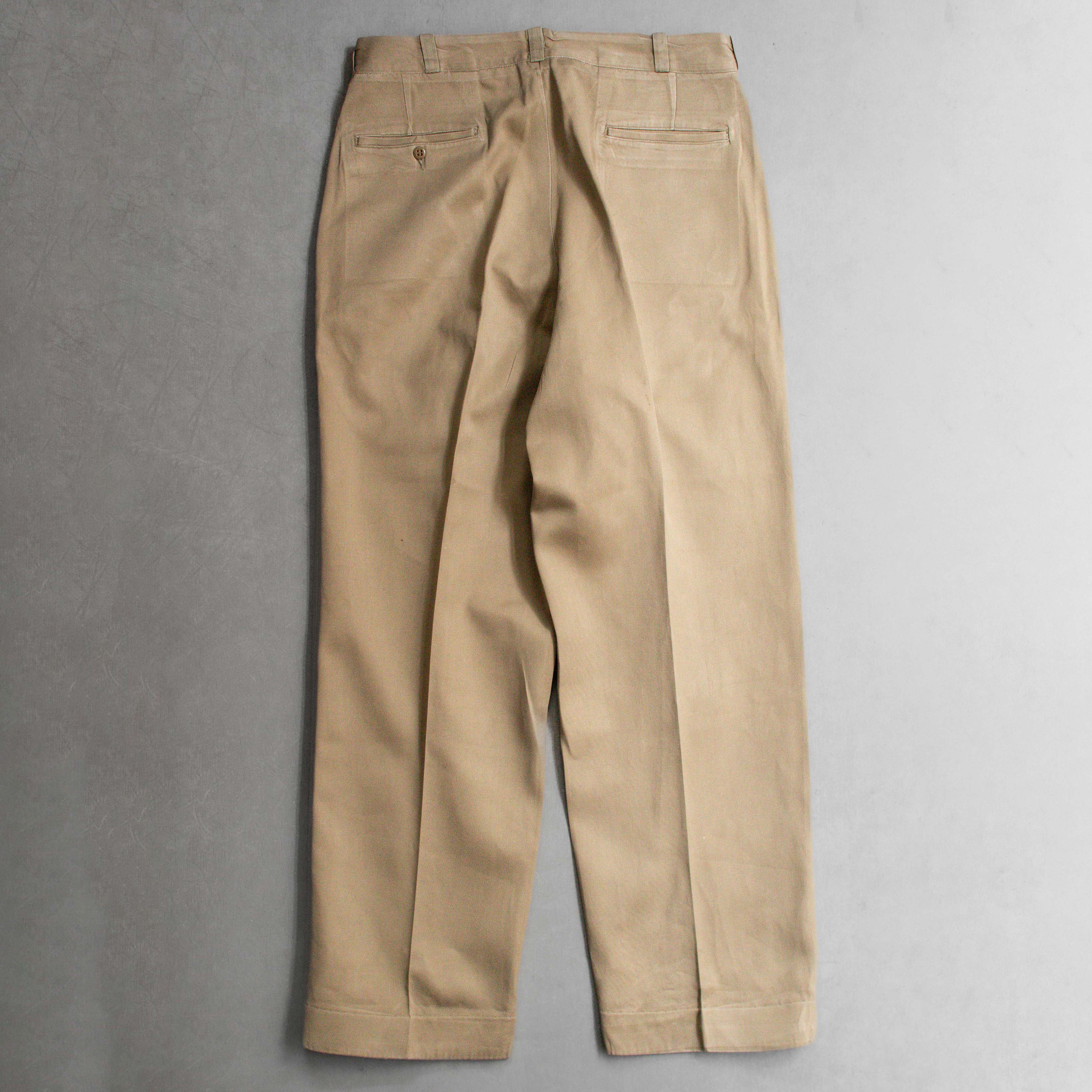 60S US ARMY CHINO PANTS 美軍 公發 長褲 直筒 卡其 長褲 G