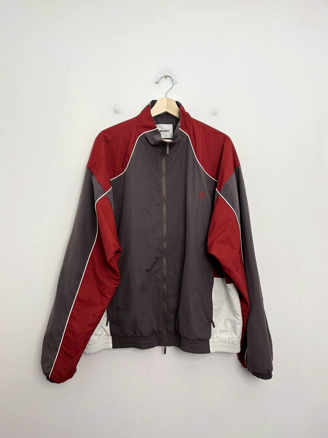 Ambush Paneled Track Jacket Grey SIZE XL