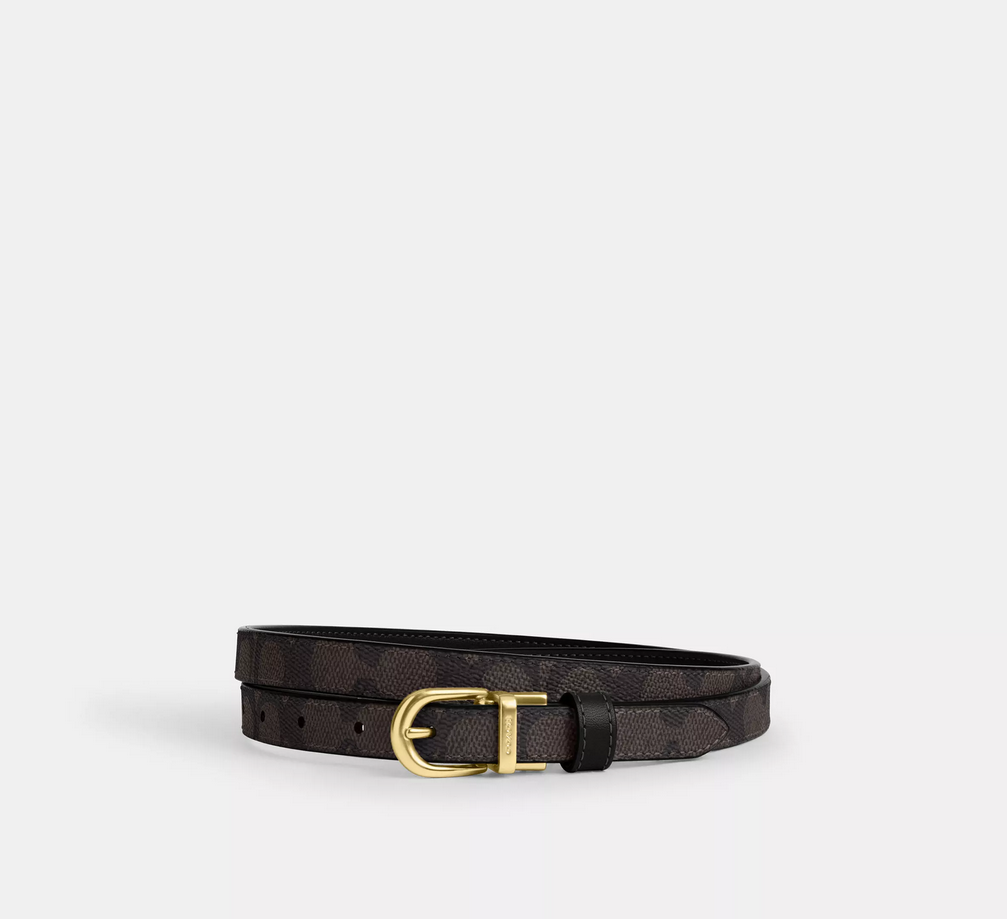 【預訂】Coach Buckle Cut-To-Size Belt 18 Mm 雙面皮帶